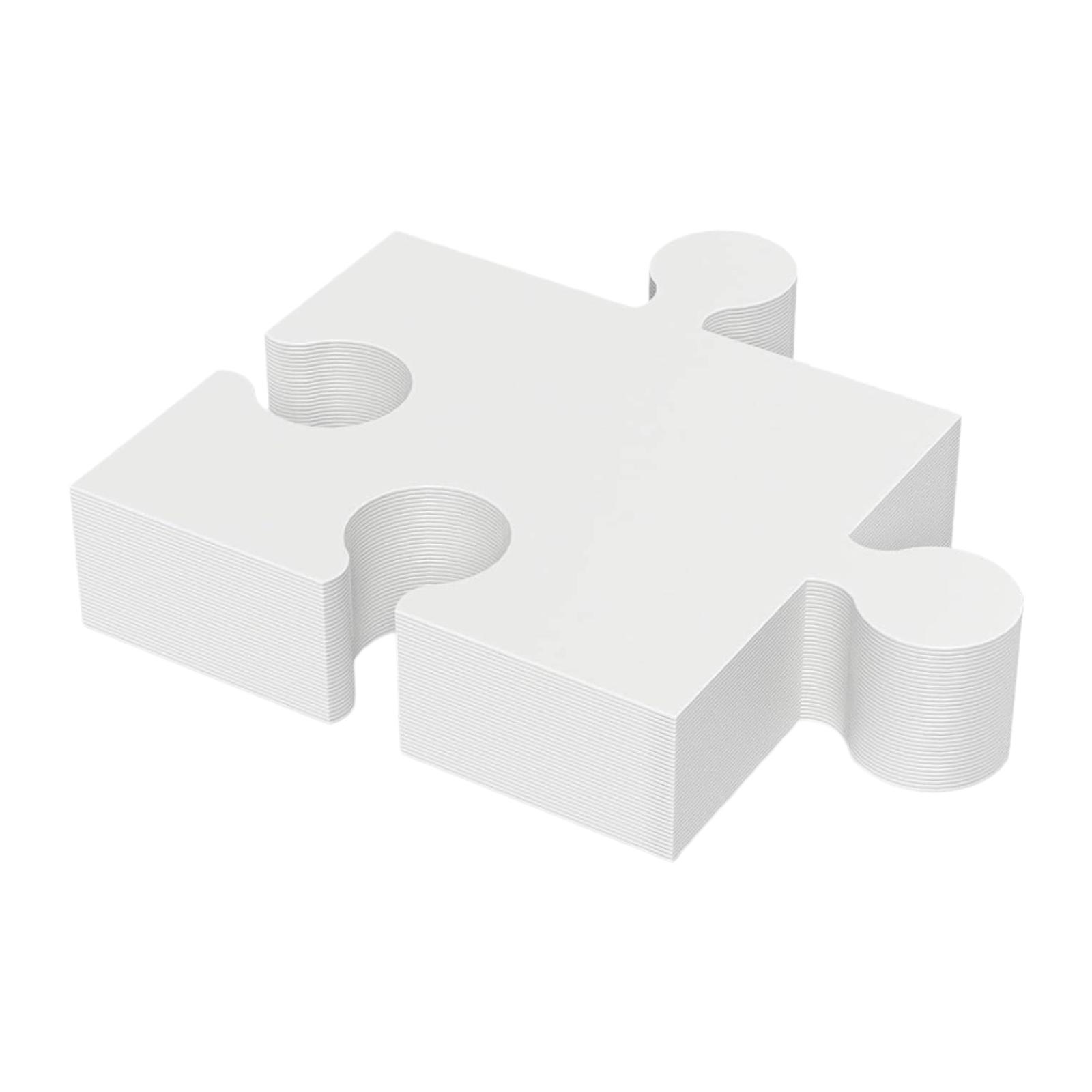 30 Pieces Blank Puzzle Pieces  - Puzzle Blank White avis et prix