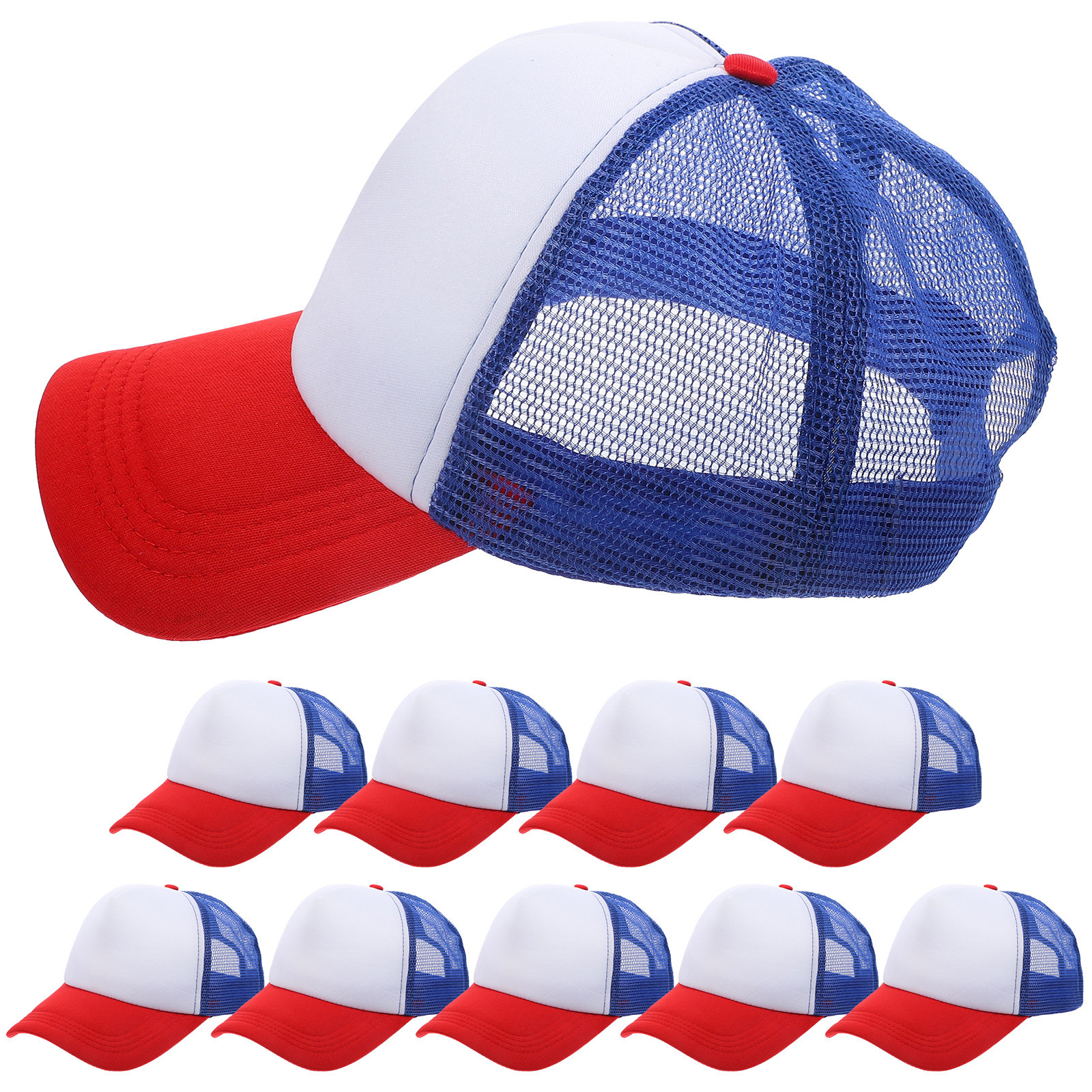 10Pcs Sublimation Baseball Hat - Hat Sublimation Blank avis et prix