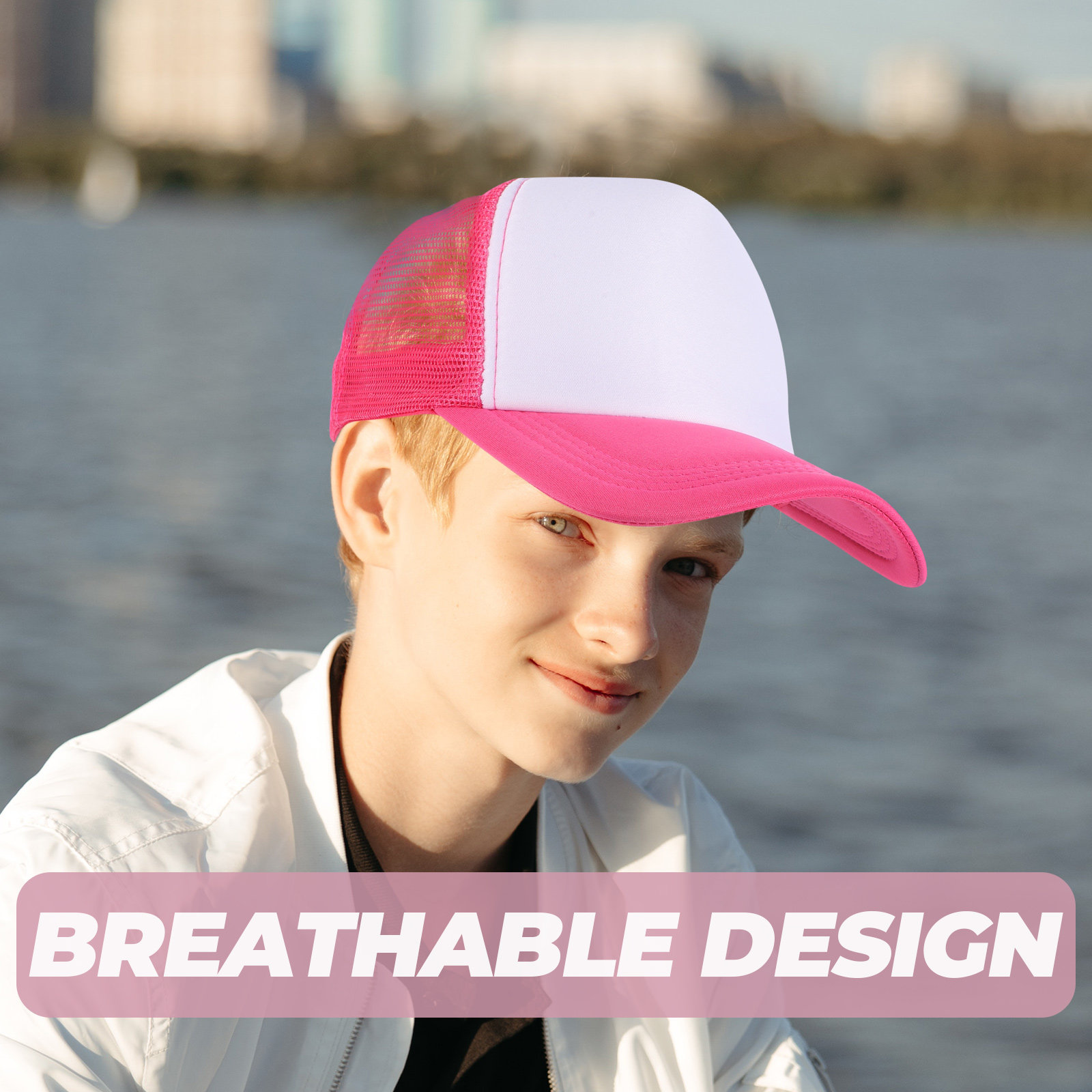 10Pcs Blank Baseball Hat Mesh  - Hat Sublimation Blank avis et prix