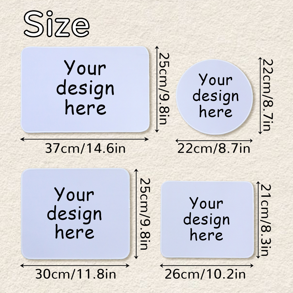 Custom Logo Mouse Pad, Persona - Mouse Pad Blank Sublimation avis et prix