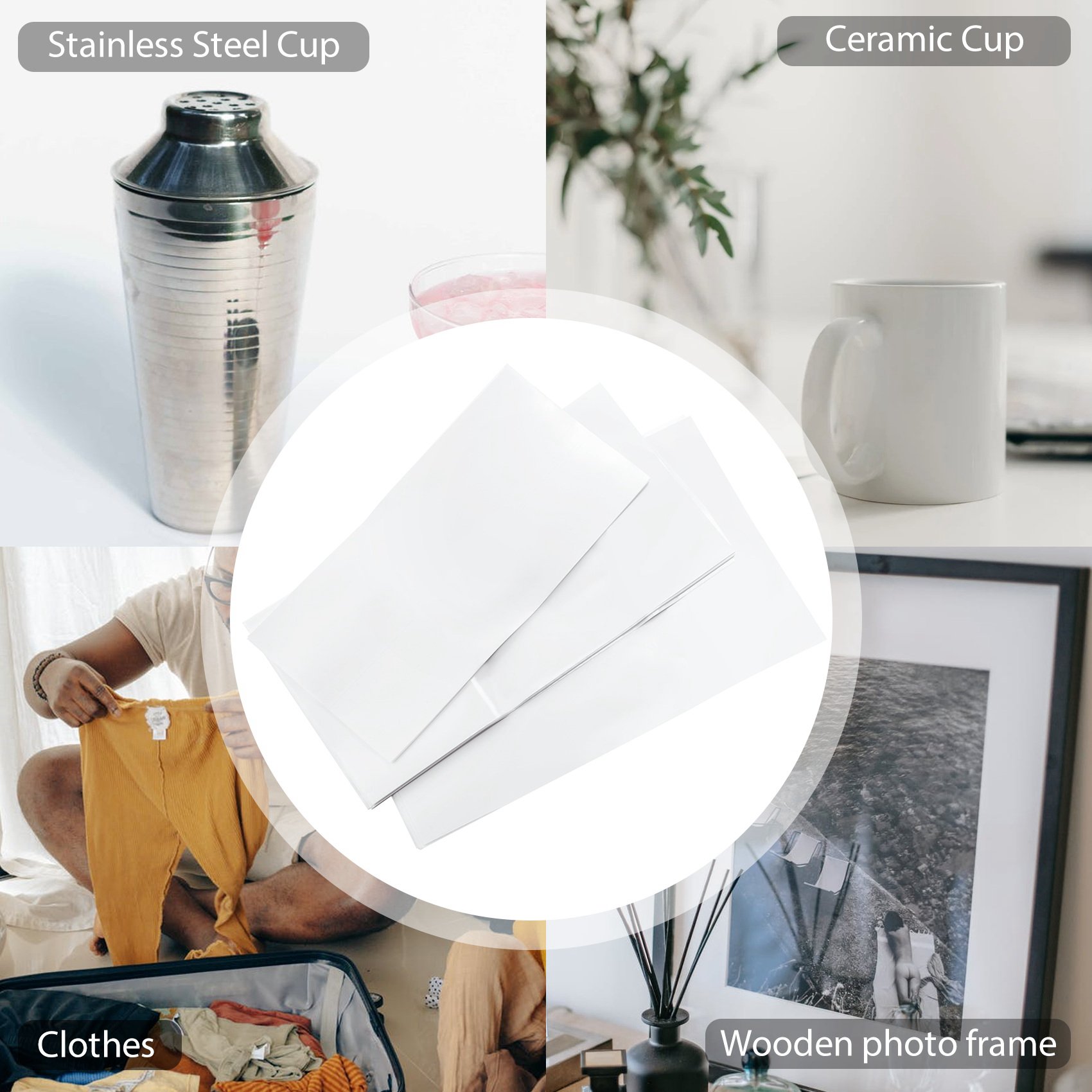 AEE3-30Pcs Sublimation Shrink  - Sublimation Mug White avis et prix