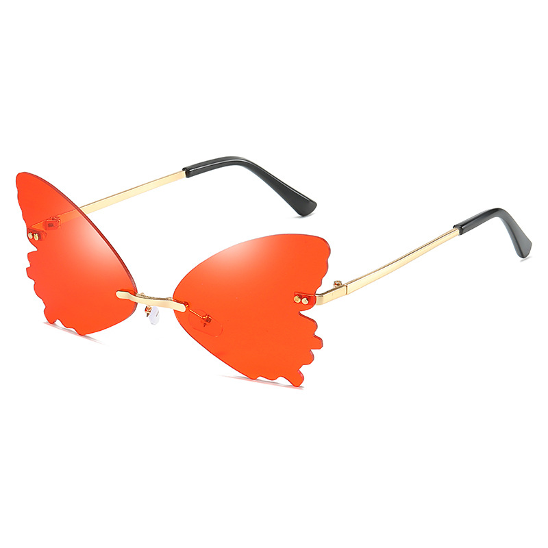 2026 Rimless Butterfly Sunglas - Metal Photo Panel avis et prix