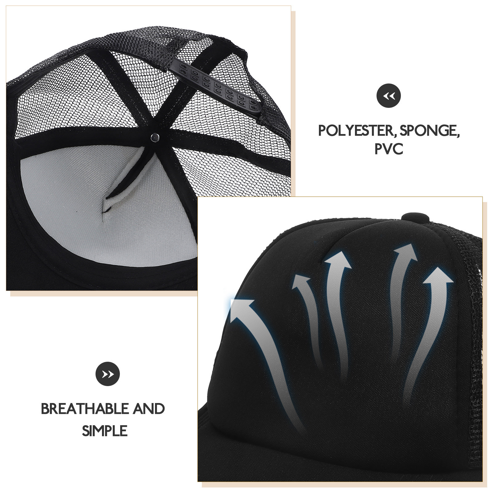 10Pcs Blank Baseball Hats Mesh - Hat Sublimation Blank avis et prix