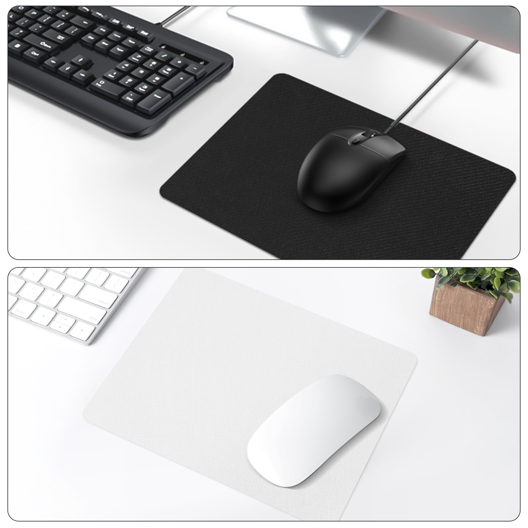 HOT SALE 10Pcs Blank Mouse Pad - Mouse Pad Blank Sublimation avis et prix