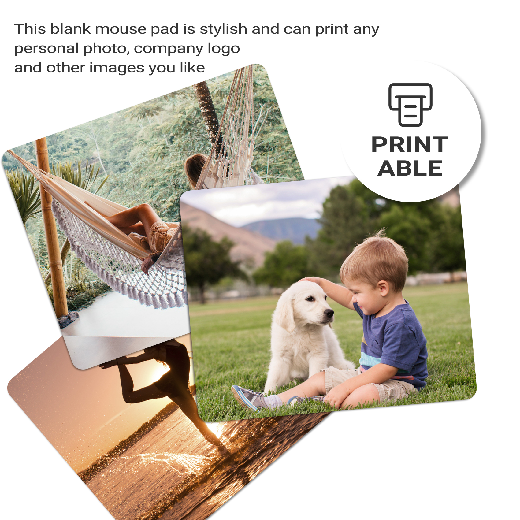 HOT SALE 10Pcs Blank Mouse Pad - Mouse Pad Blank Sublimation avis et prix