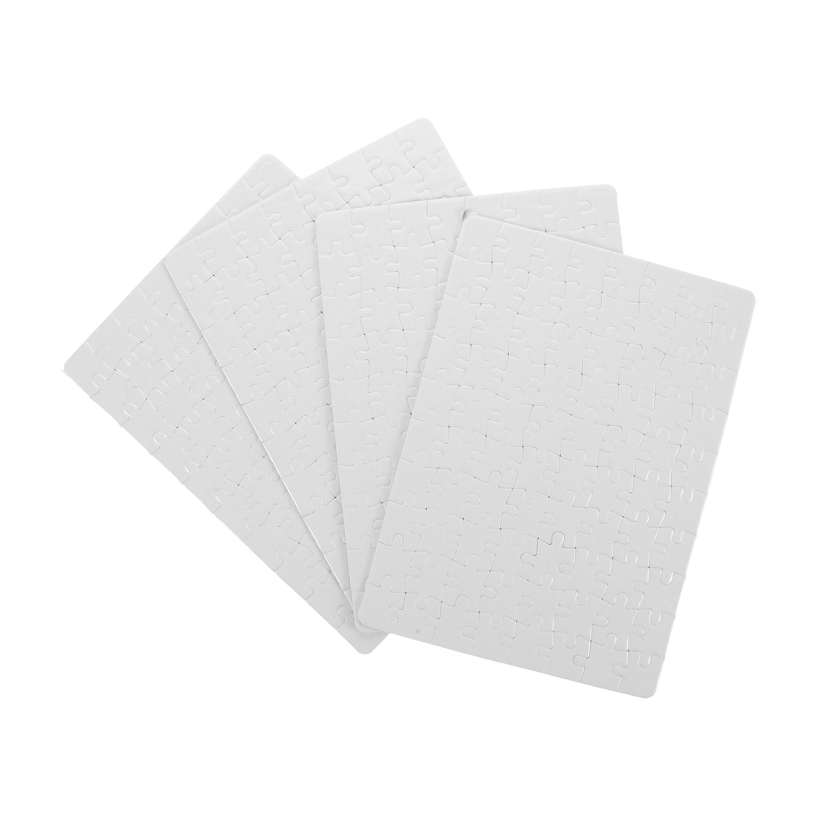 4 Sheets Blank Puzzle Pieces W - Puzzle Blank White avis et prix