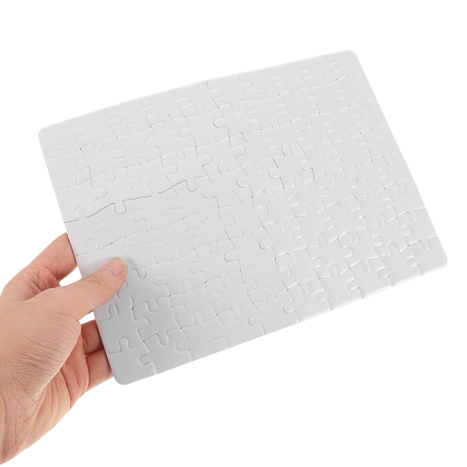 4 Sheets Blank Puzzle Pieces W - Puzzle Blank White avis et prix