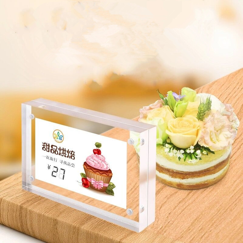 5 PCS 90x55mm Magnetic Acrylic - Photo Acrylic Block avis et prix