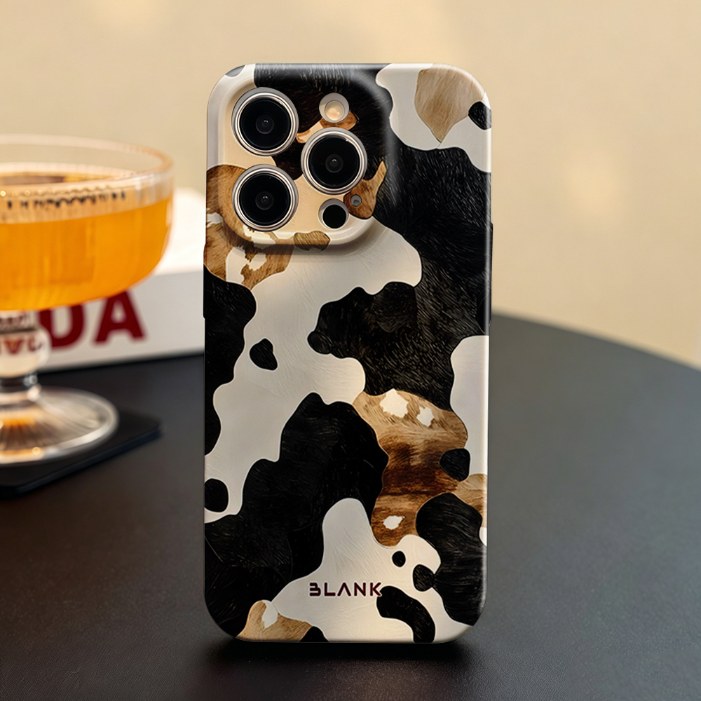 Mocha Cow Print For iPhone 17  - Phone Case Blank Print avis et prix