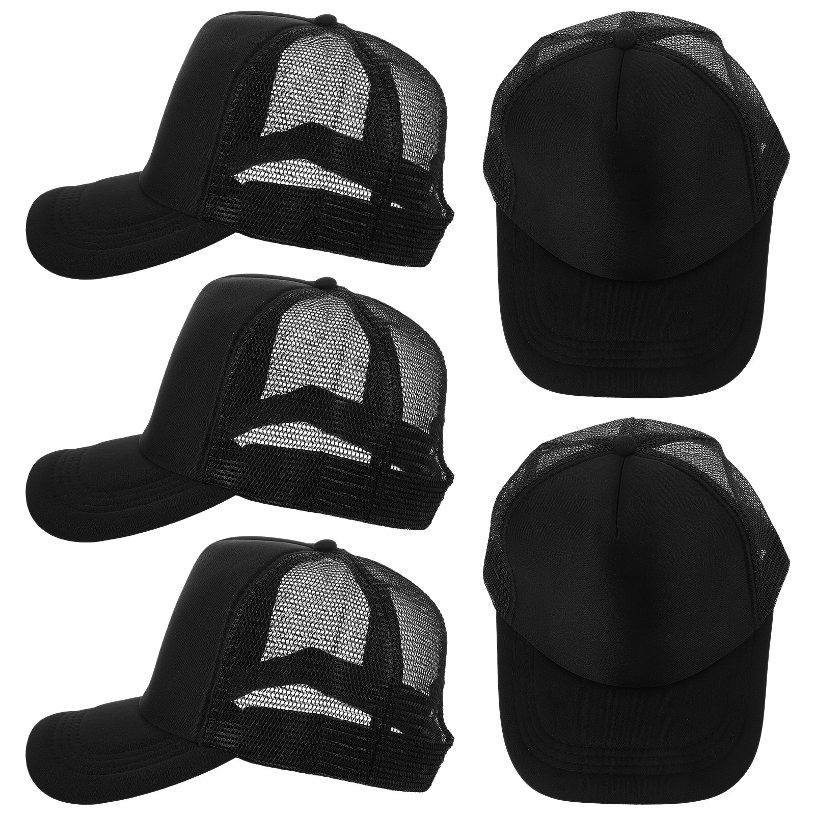 10 Black DIY Blank Mesh Baseba - Hat Sublimation Blank avis et prix