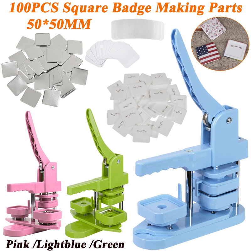 DIY 50mm Square Badge Machine  - Button Badge Blank avis et prix