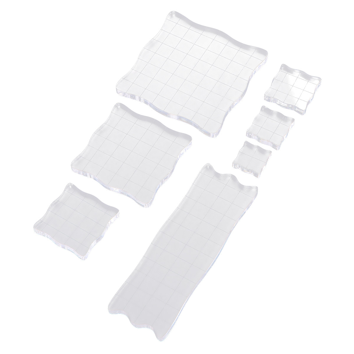 7Pcs Creative Acrylic Seal Blo - Photo Acrylic Block avis et prix