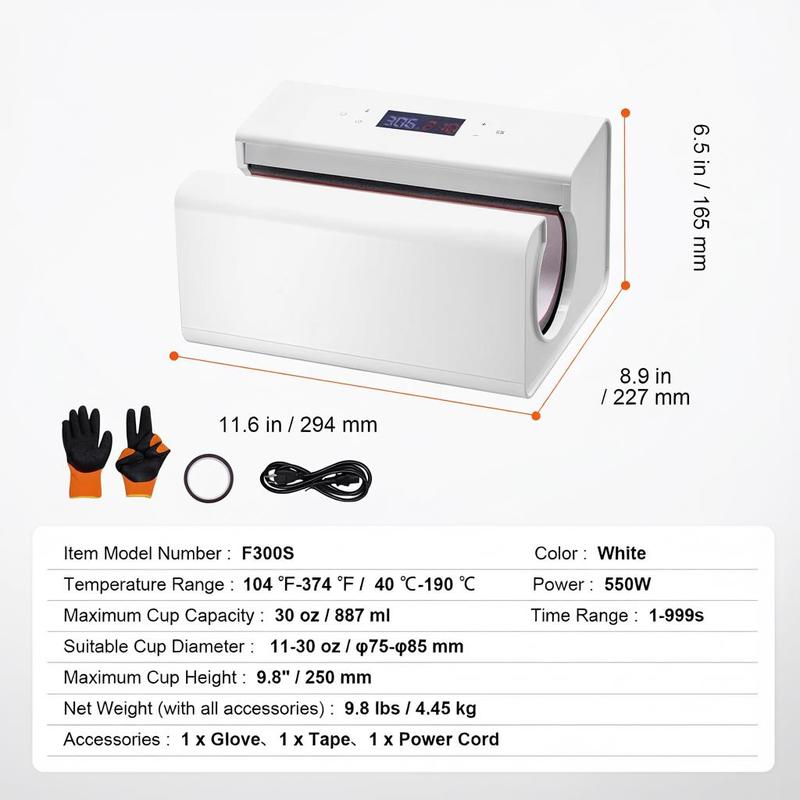 Auto Tumbler Heat Press Machin - Sublimation Mug White avis et prix