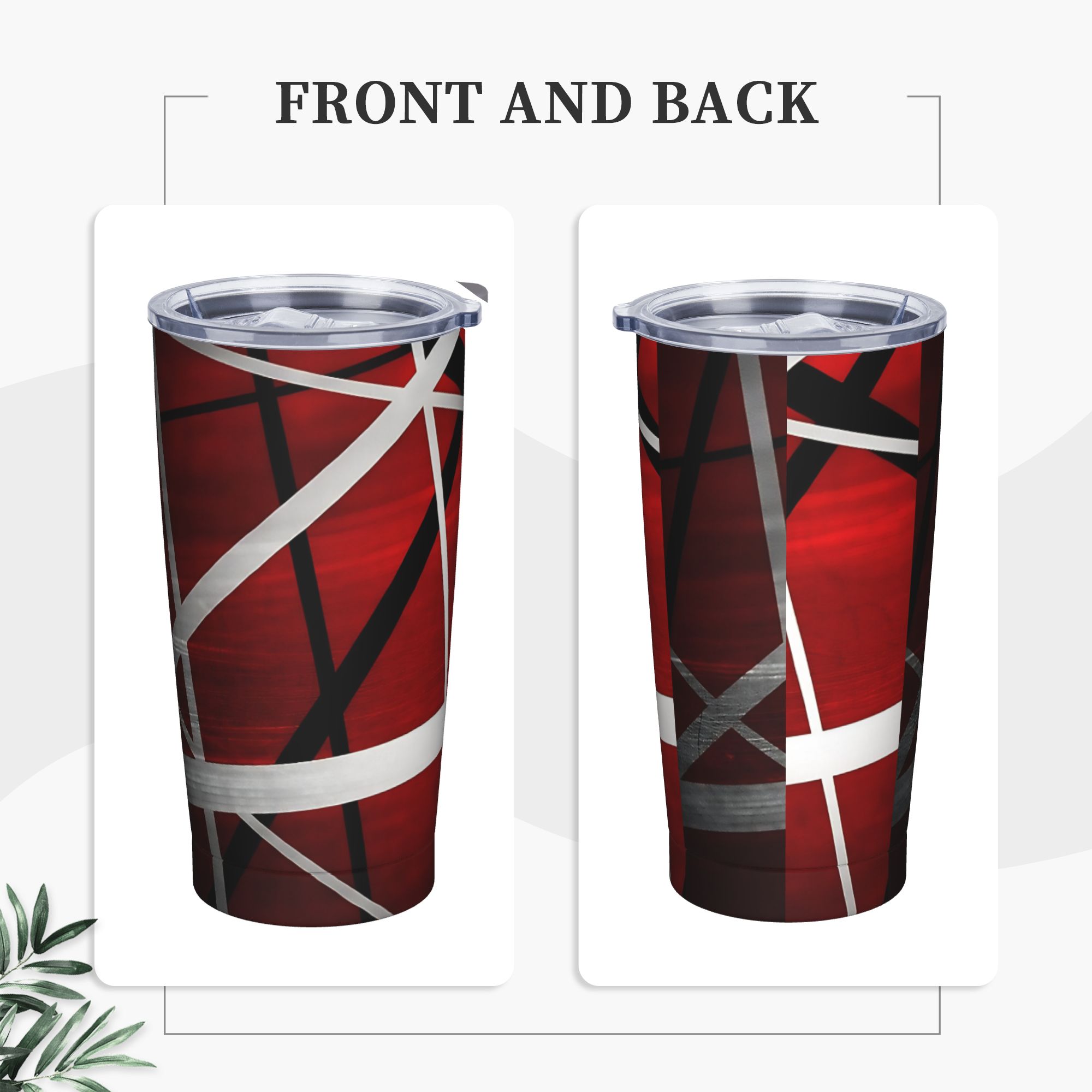 V-Van Halens Red Black White T - Tumbler 20Oz White avis et prix
