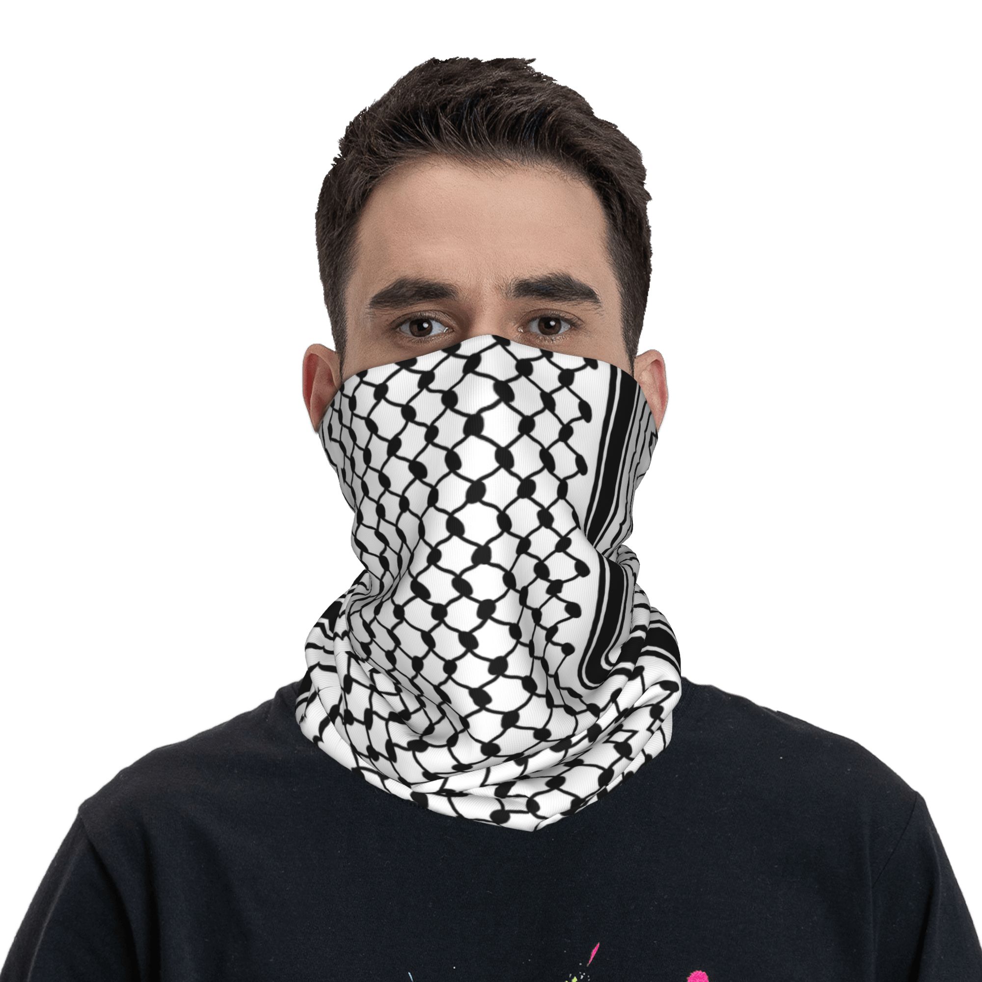 Shemagh Bandana Neck Gaiter Wi - Bandana Blank White avis et prix