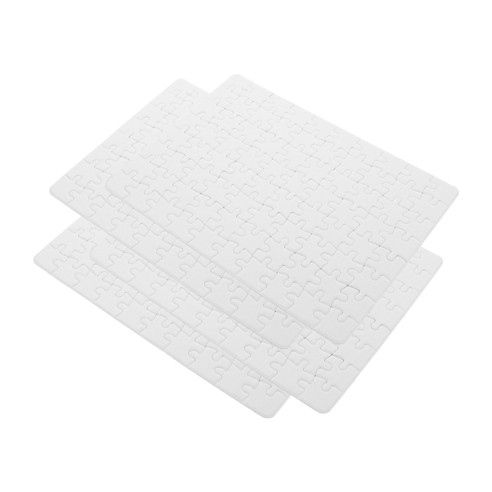 4 Sheets DIY Blank Puzzle Piec - Puzzle Blank White avis et prix