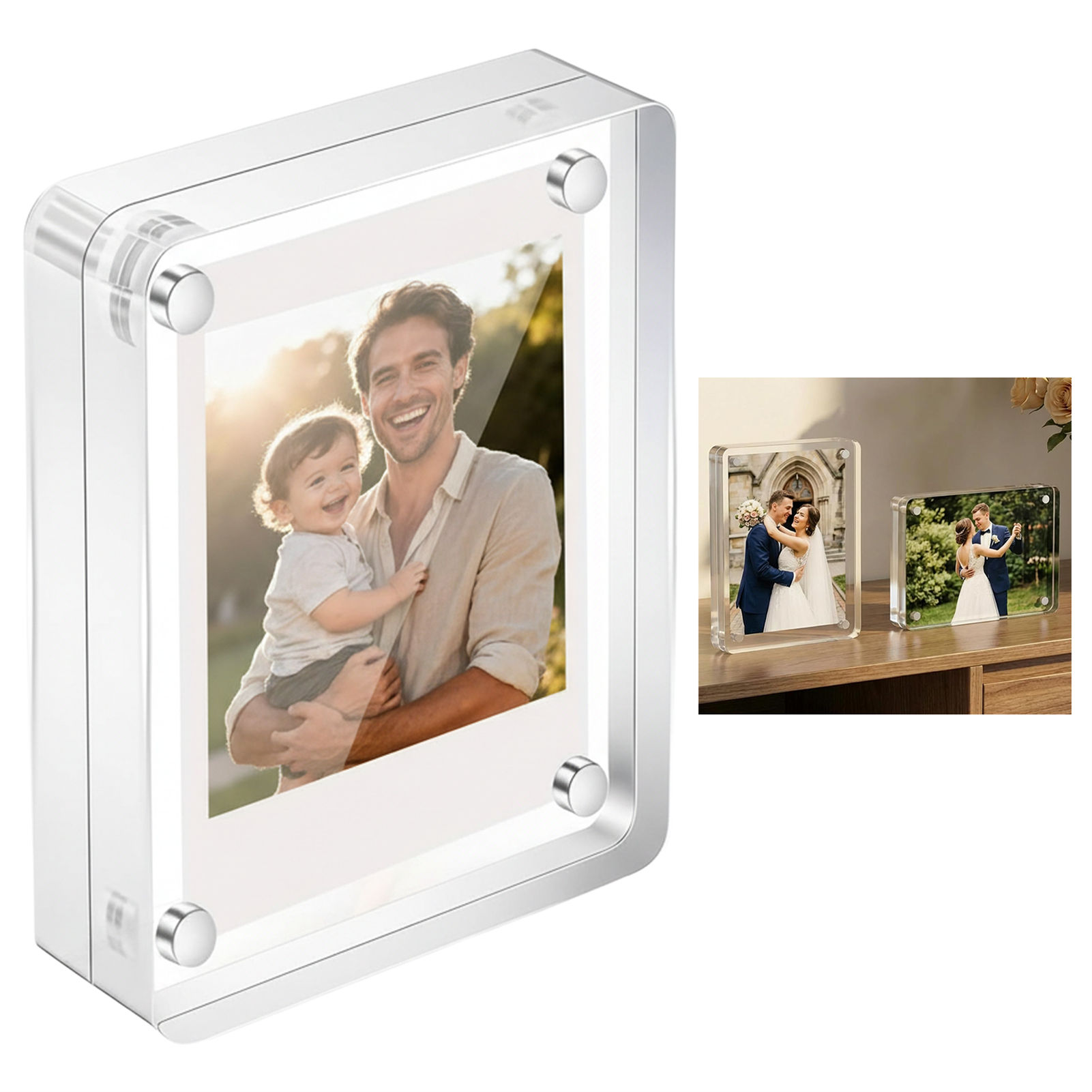 Acrylic Magnetic Photo Frame 2 - Photo Acrylic Block avis et prix