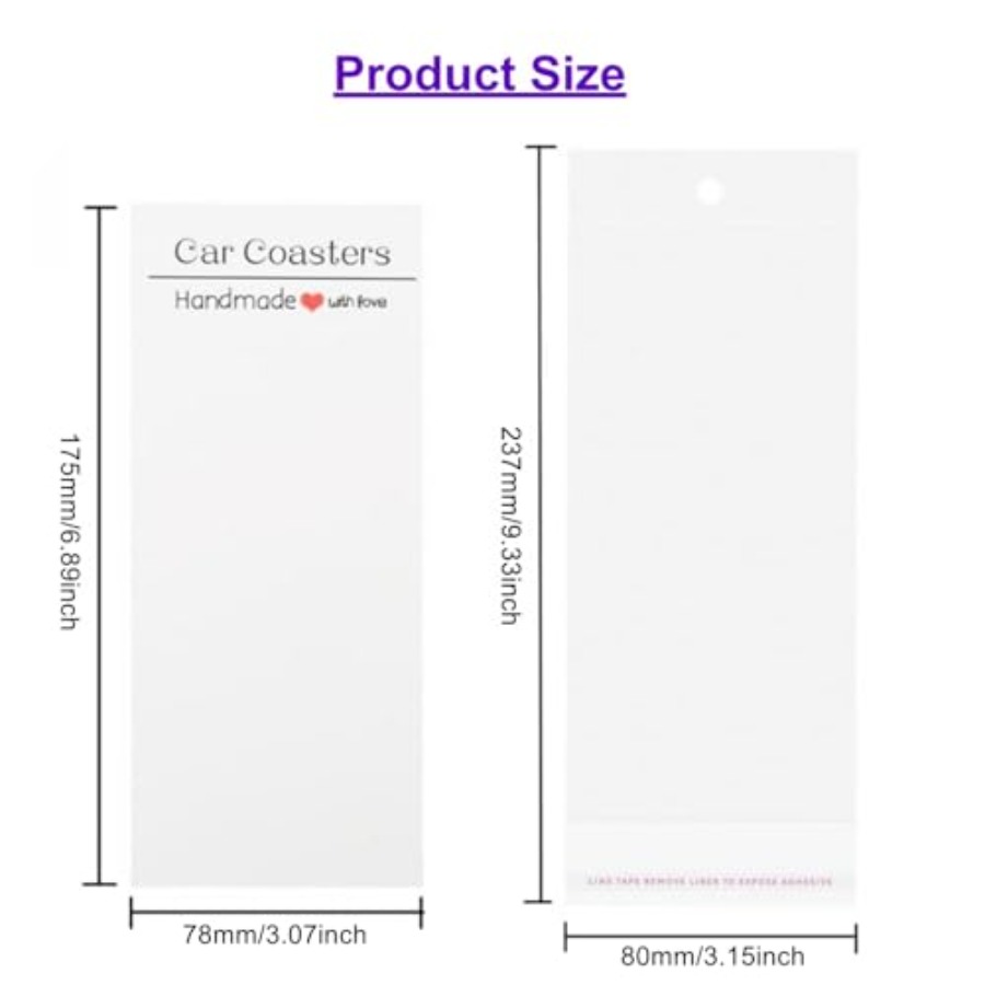 Sets Car Coaster Packaging for - Coaster Sublimation Blank avis et prix