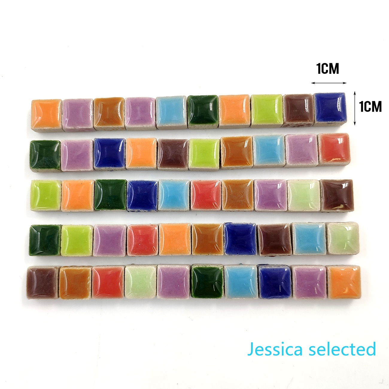 100g DIY Ceramic Mosaic Tiles  - Ceramic Tile Blank avis et prix