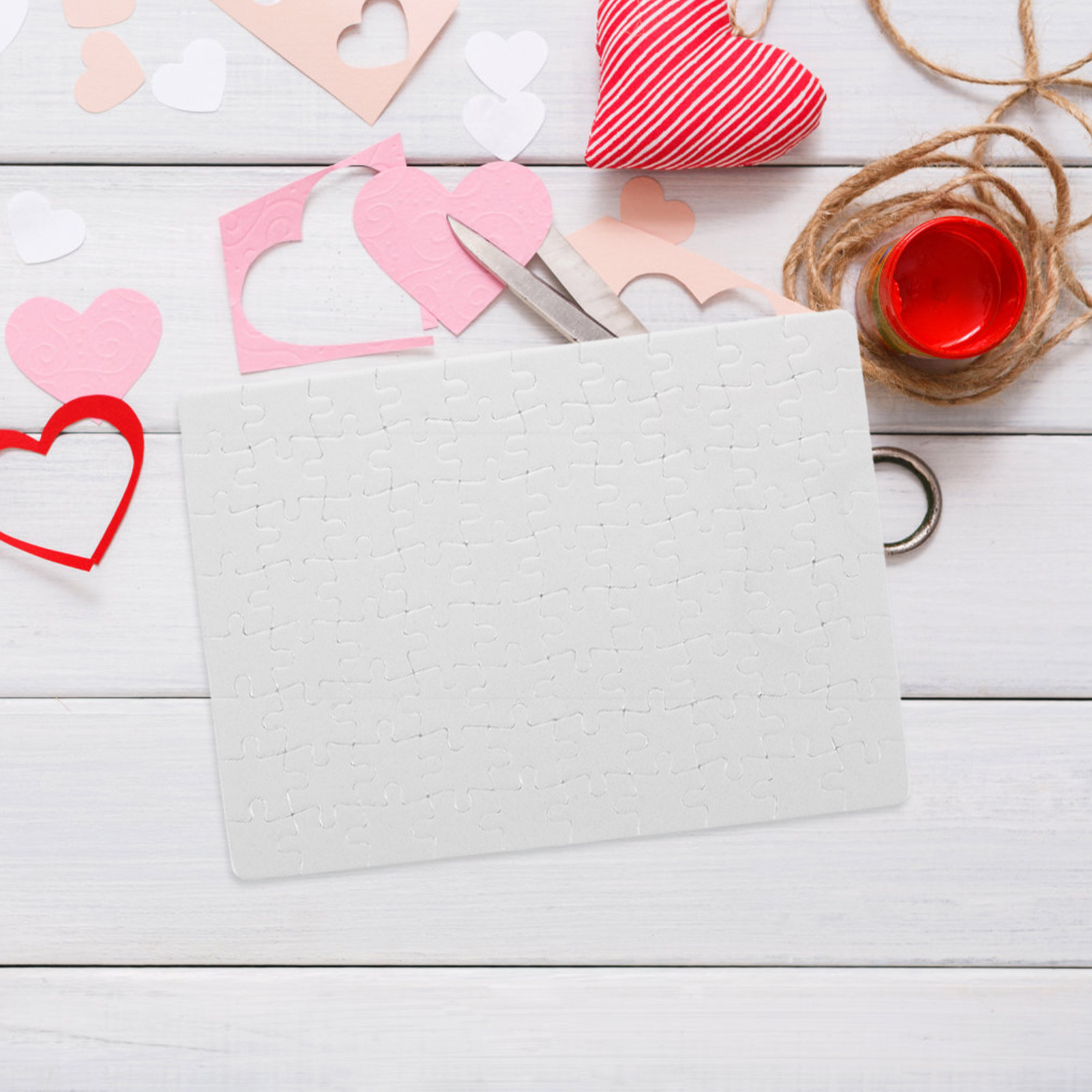 4 Sheets Blank Puzzles for Sub - Puzzle Blank White avis et prix