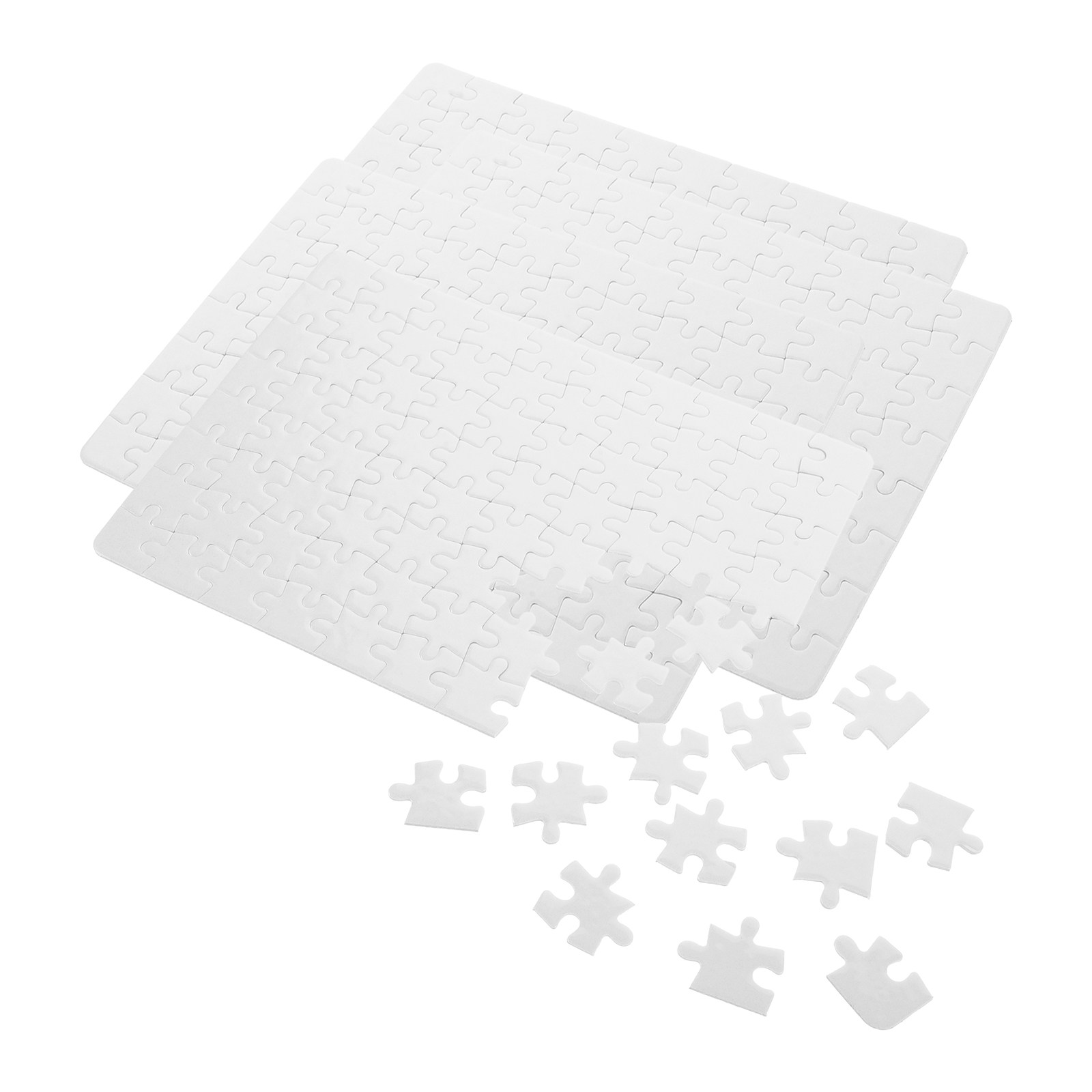 4 Sheets Blank Puzzles for Sub - Puzzle Blank White avis et prix