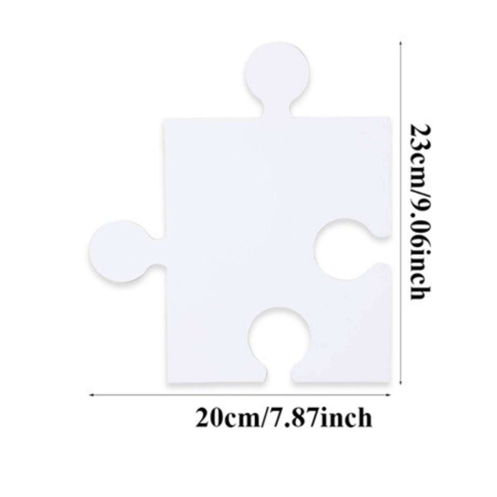 30Pcs Blank Puzzle Pieces Draw - Puzzle Blank White avis et prix