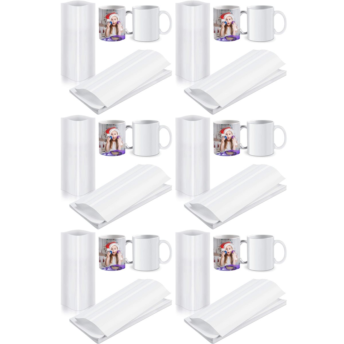 BAAE 420Pcs Sublimation Shrink - Sublimation Mug White avis et prix