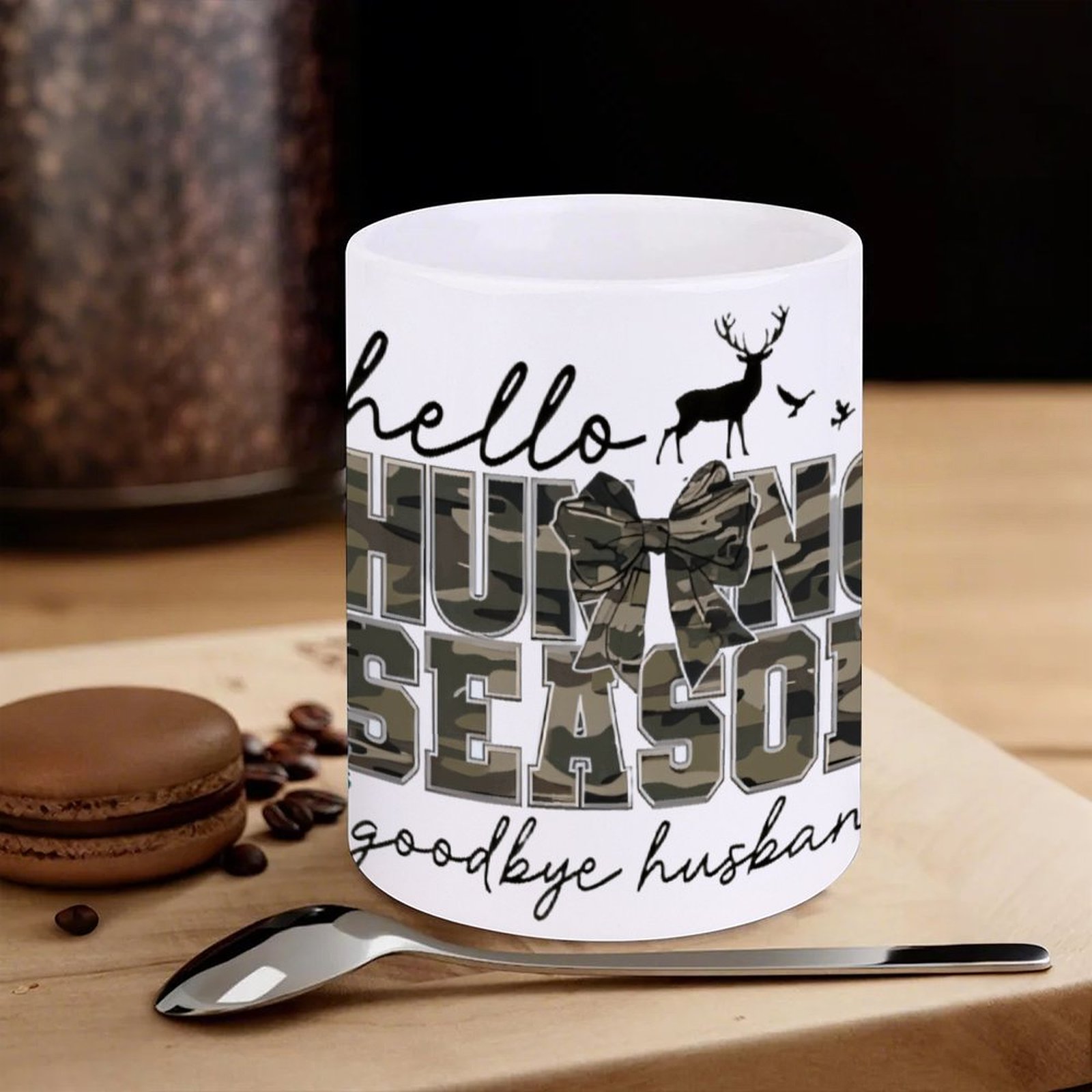 Hello Hunting Season Goodbye H - Sublimation Mug White avis et prix