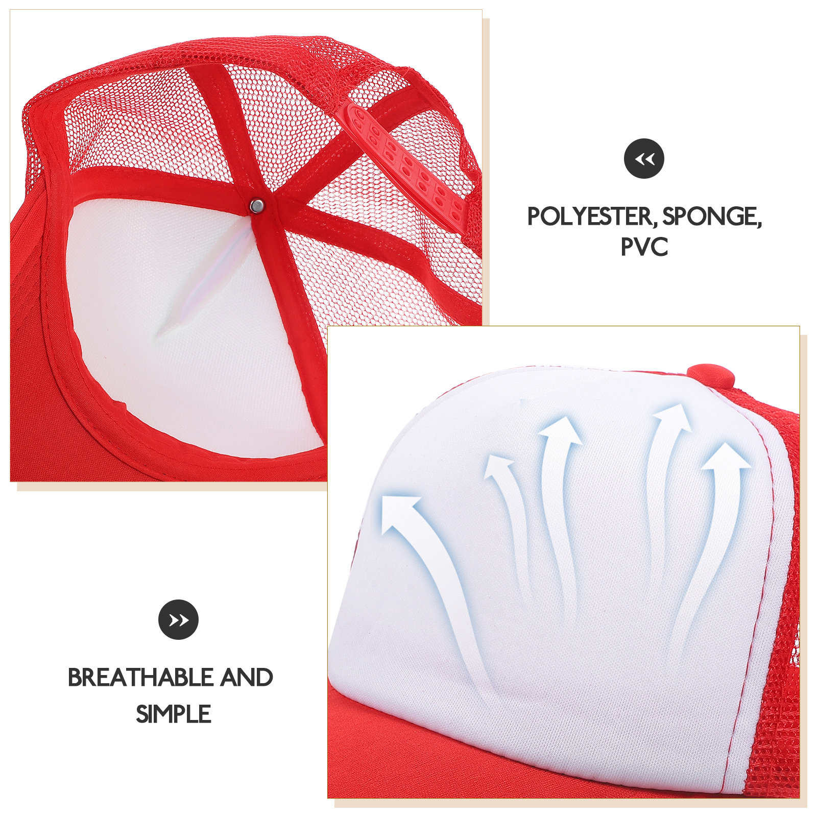 10Pcs Sublimation Blank Mesh B - Hat Sublimation Blank avis et prix